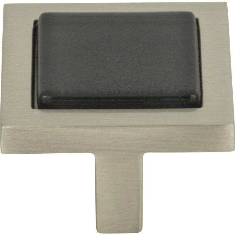 Atlas Homewares 230-BLK-BRN brushed nickel cabinet knob