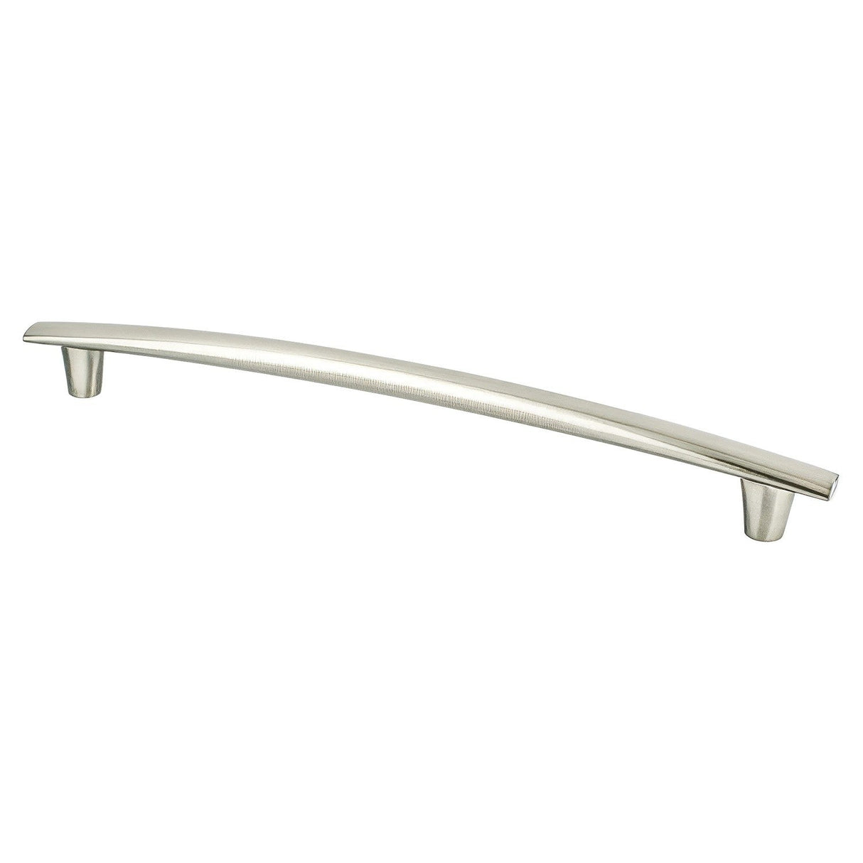 Berenson 2306-4BPN-P brushed nickel arched cabinet pull