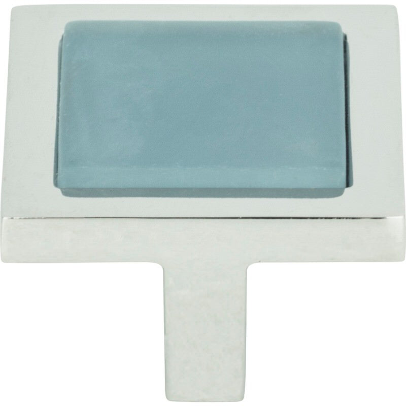 Atlas Homewares 230-BLU-CH polished chrome cabinet knob