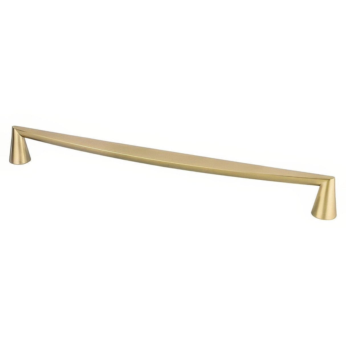 Berenson 2359-1MDB-P modern brushed gold cabinet pull / appliance pull