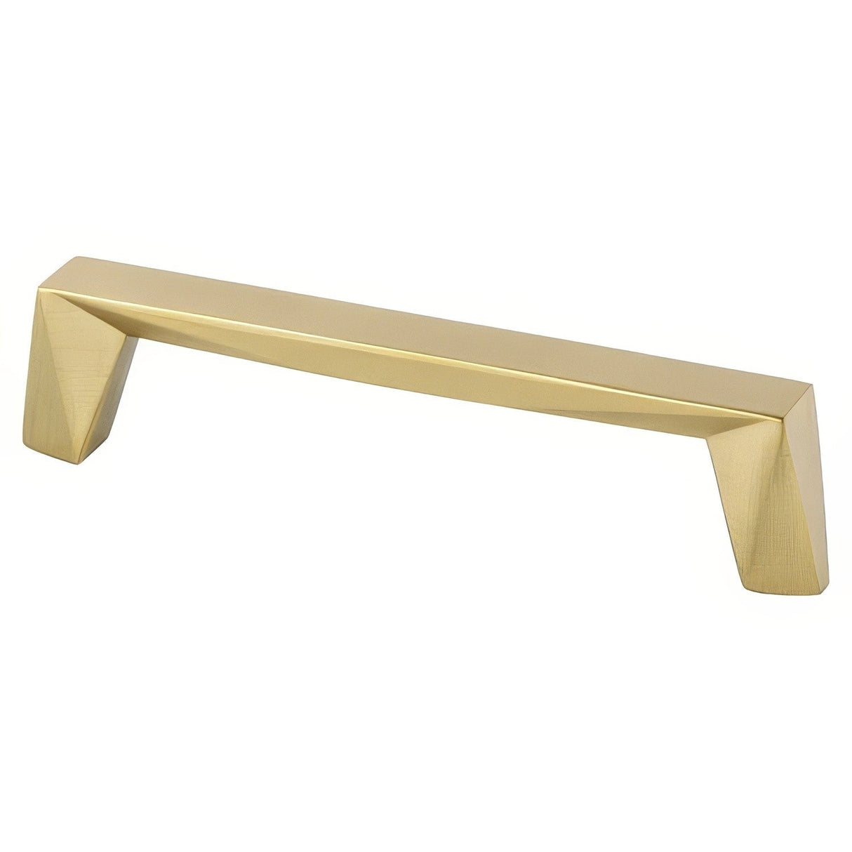 Berenson 2364-1MDB-P modern brushed gold cabinet handle pull