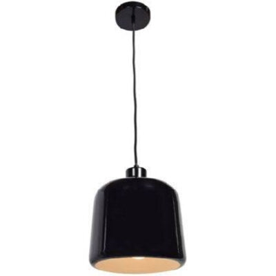 Access Lighting 23778-SBL/WHT shiny black pendant light