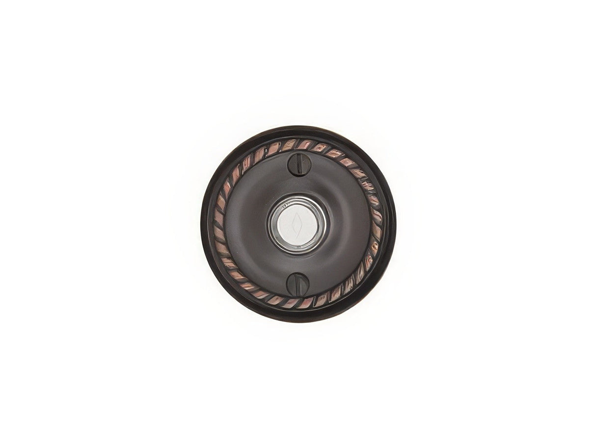 Emtek 2401US10B oil rubbed bronze doorbell