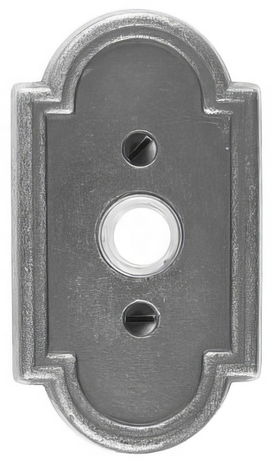Emtek 2411FB flat black doorbell