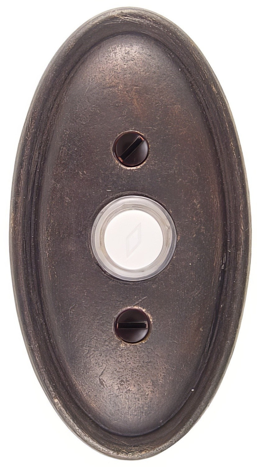 Emtek 2414MB medium bronze doorbell