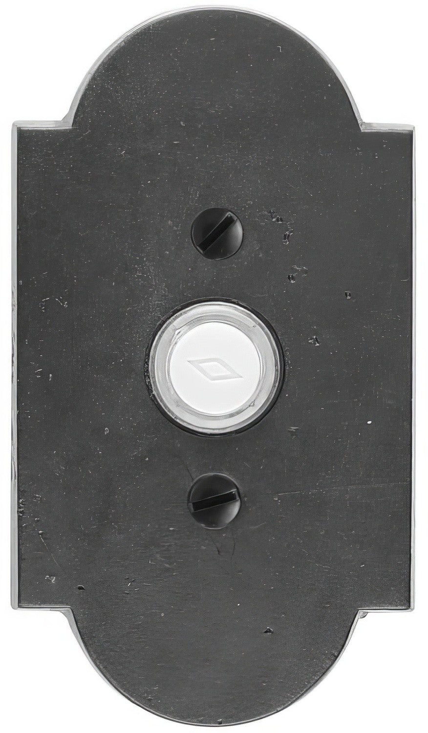 Emtek 2421TWB tumbled white bronze doorbell