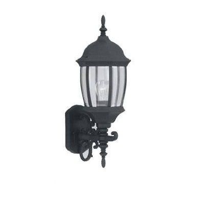 Designers Fountain 2422-BK black wall lantern