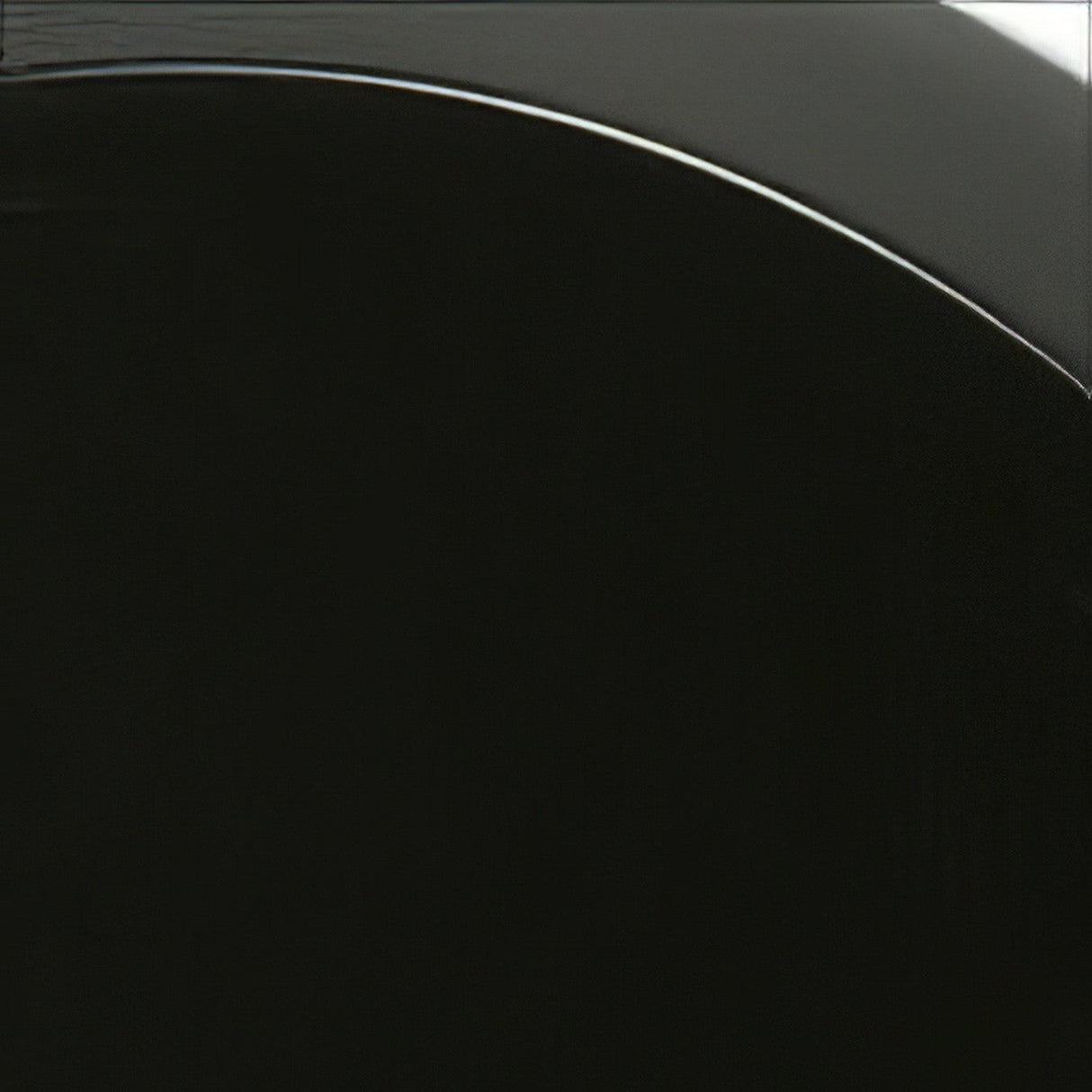 Emtek 2458US19 flat black doorbell