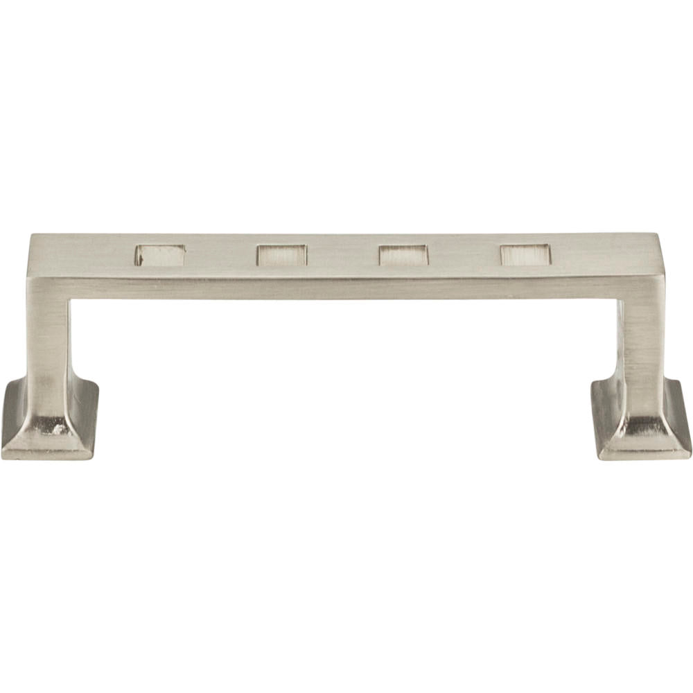 Atlas Homewares 250-BRN Craftsman cabinet pull in satin stainless, additional view