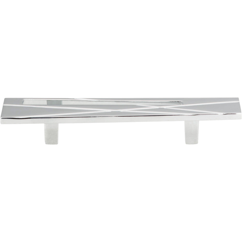 Atlas Homewares 253L-CH polished chrome cabinet pull