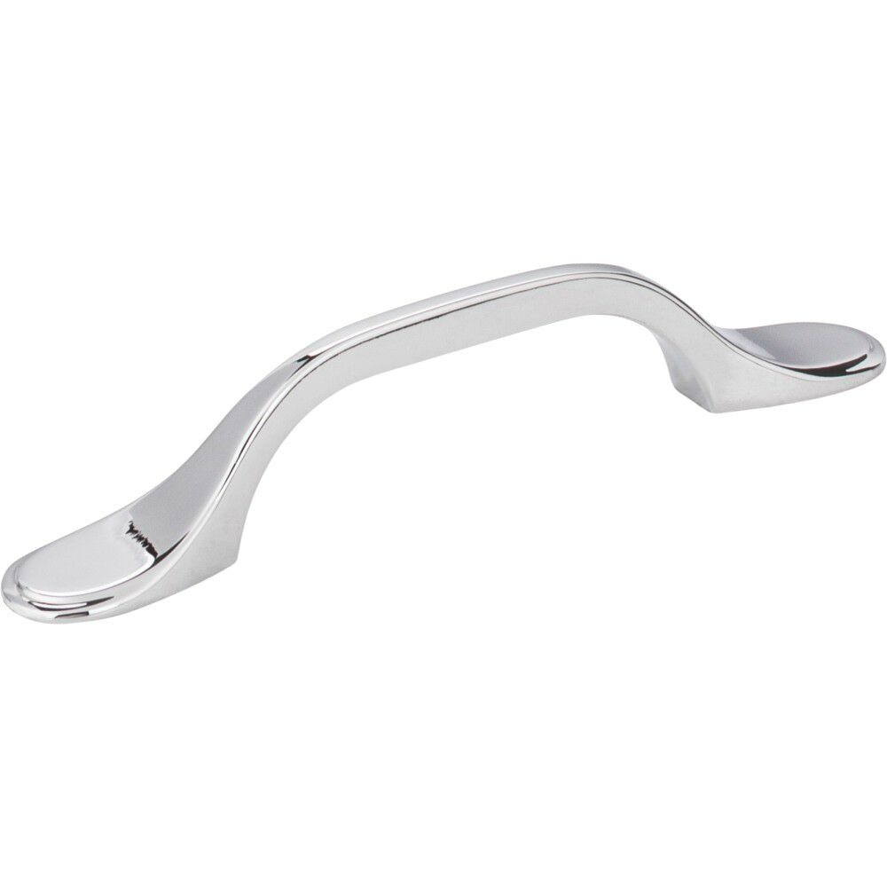 Elements 254-3PC polished chrome cabinet pull