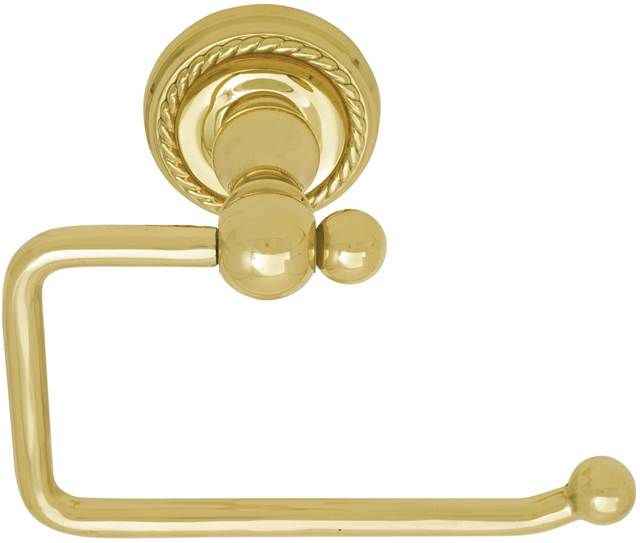 Emtek Bar Style Paper Holder in Polished Brass Lifetime