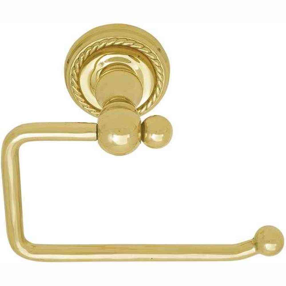 Emtek Bar Style Paper Holder in Polished Brass Lifetime