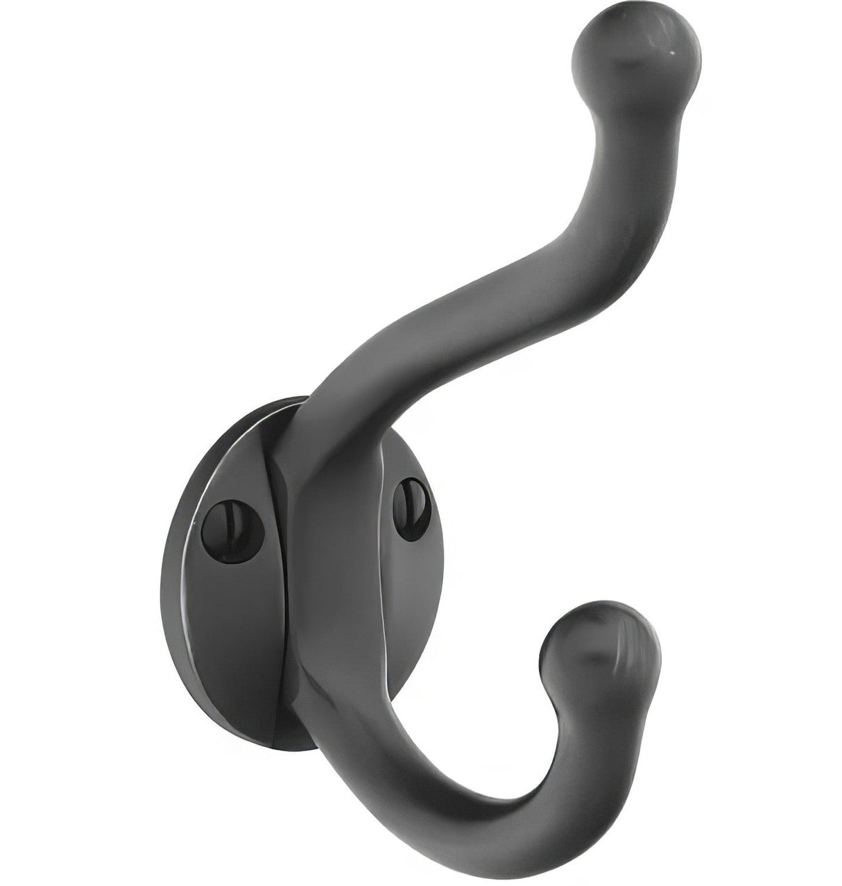 Emtek 2606US19 flat black robe hook