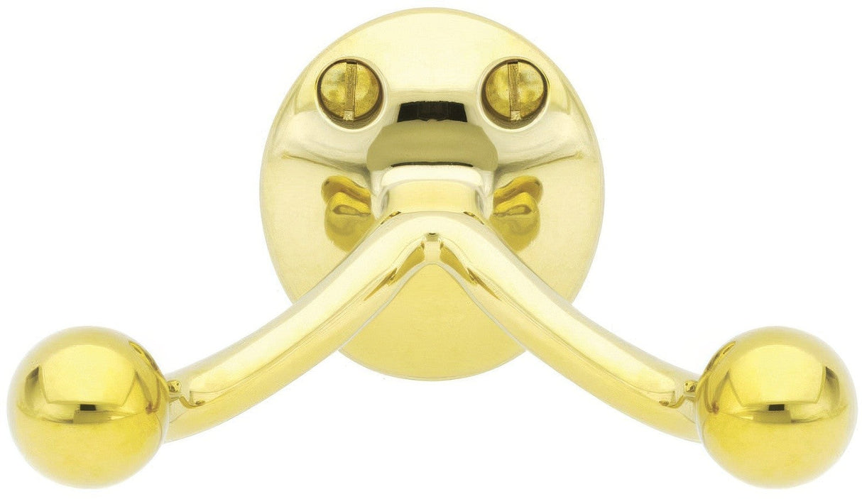 Emtek 2607US3NL unlacquered brass robe hook