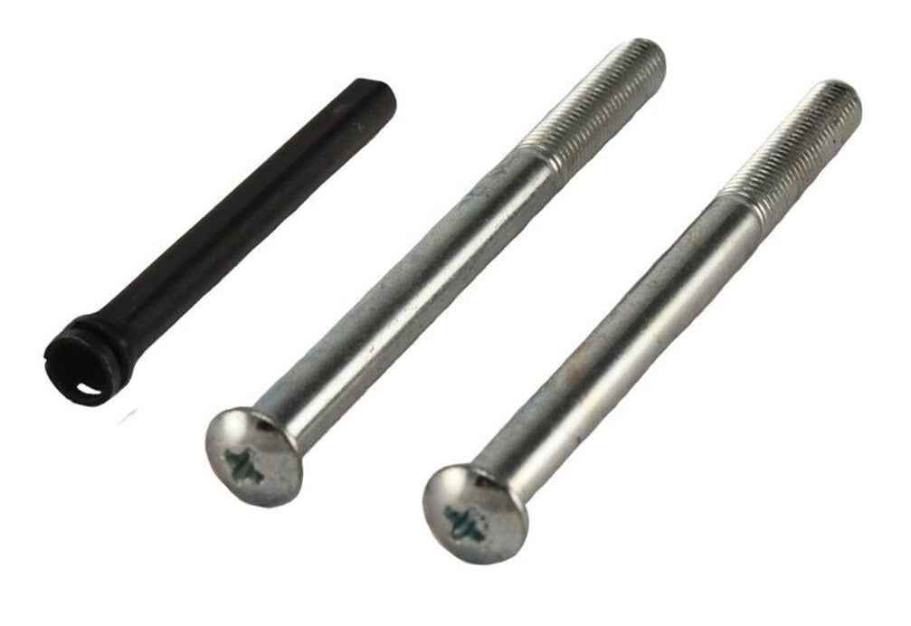 Kwikset Thick Door Screw Pack for Single Deadbolt in Bright Chrome and Satin Chrome