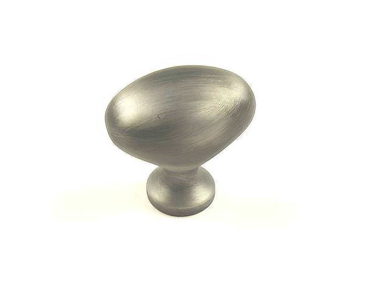 Century Hardware 27117 Glacier 1-3/8" DIA Oval Cabinet Knob
