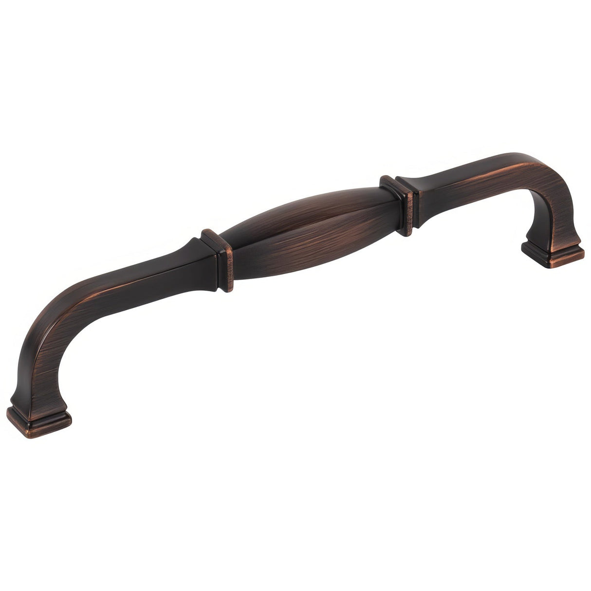 Jeffrey Alexander 278-160DBAC brushed oil rubbed bronze cabinet drawer pull