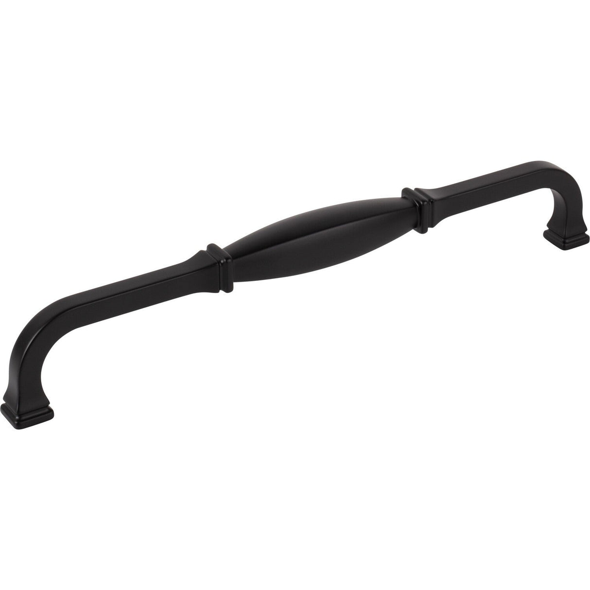 Jeffrey Alexander 278-18MB matte black cabinet pull / appliance pull