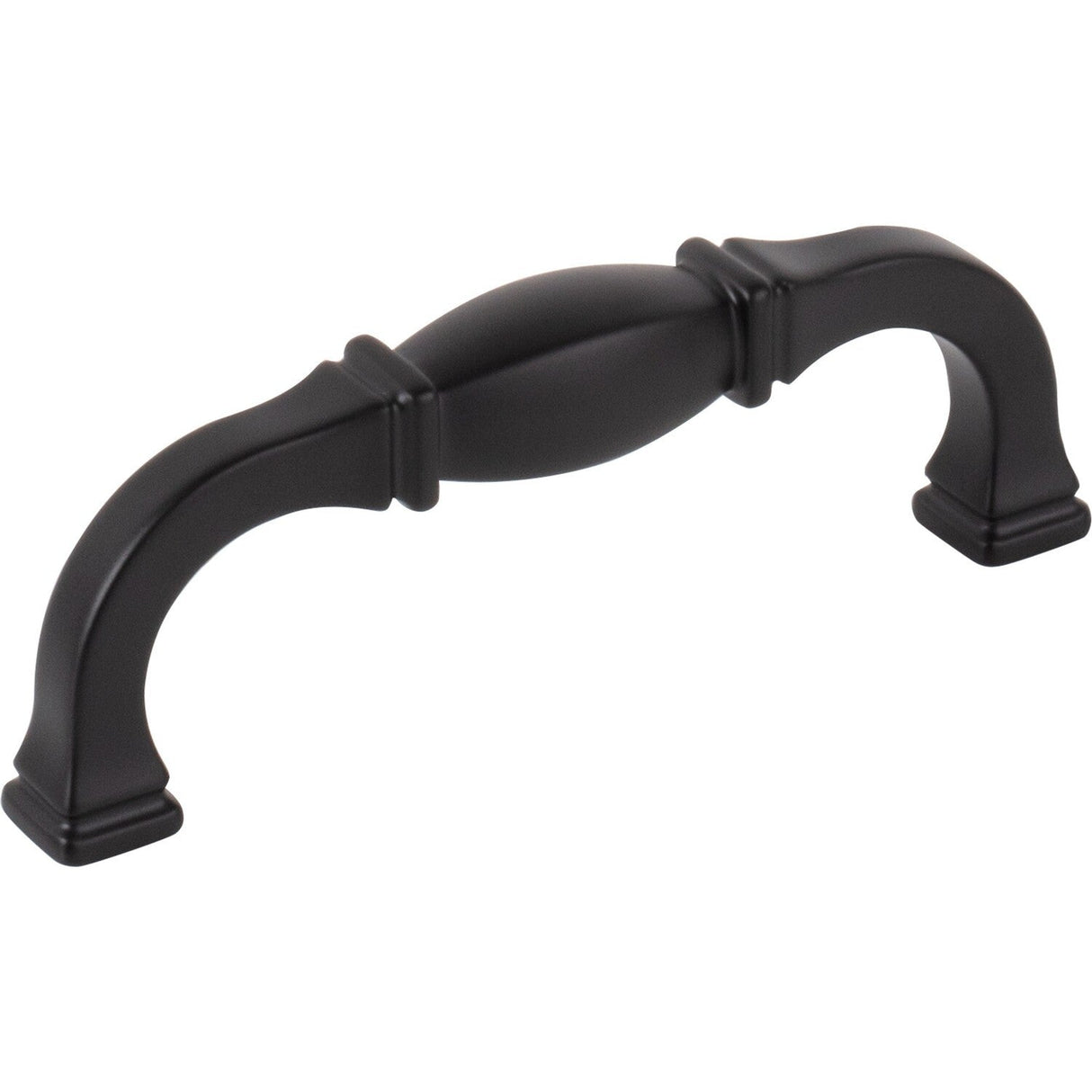 Jeffrey Alexander 278-96MB matte black cabinet drawer pull