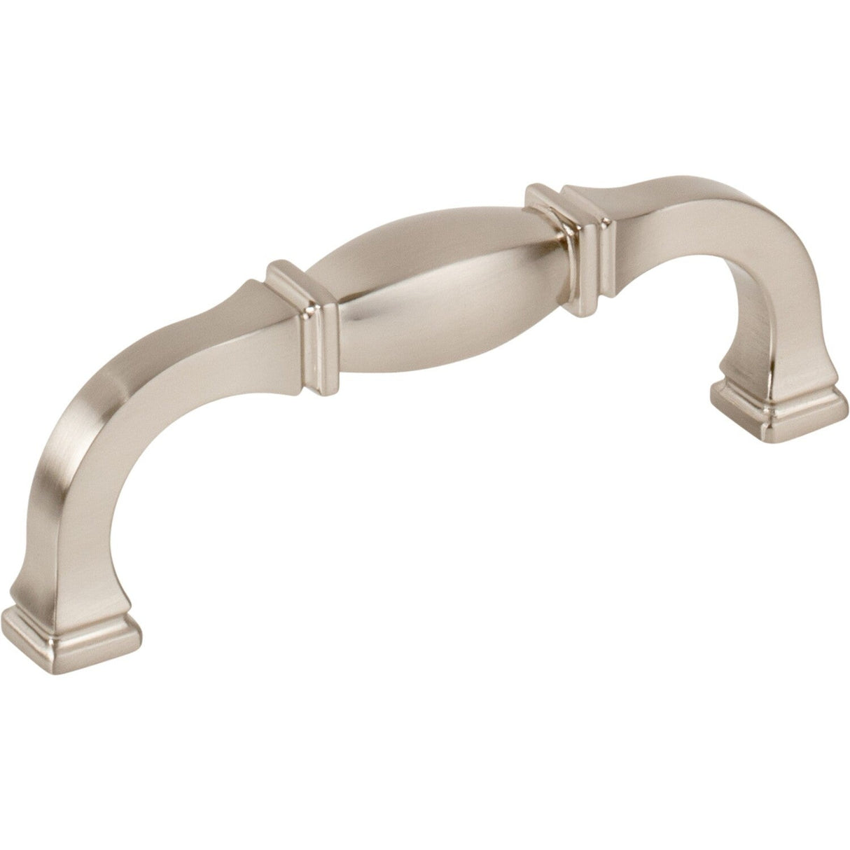 Jeffrey Alexander 278-96SN satin nickel cabinet drawer pull