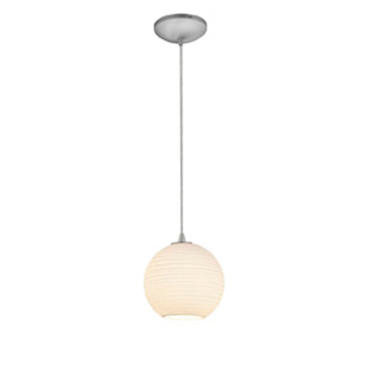 Access Lighting 28085-3C-BS/WHTLN (s) 1-light pendant