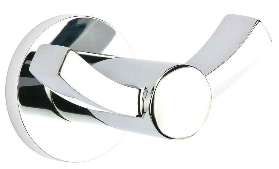 Emtek Modern Brass Double Hook in Polished Chrome
