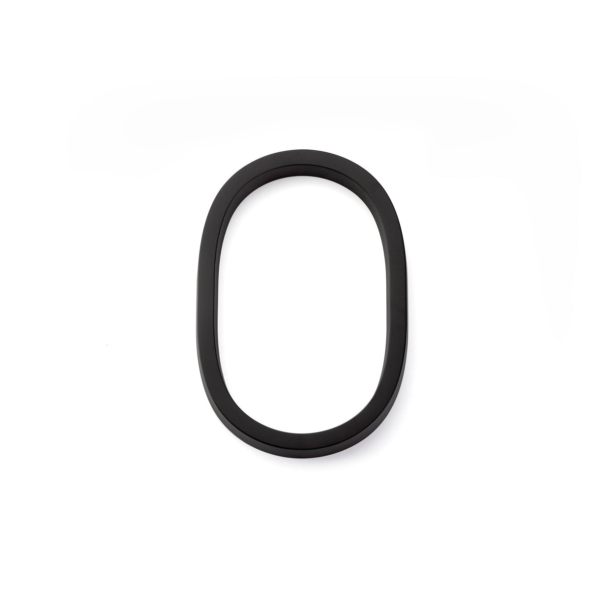 Emtek 7" Modern # 0 House Number in Flat Black