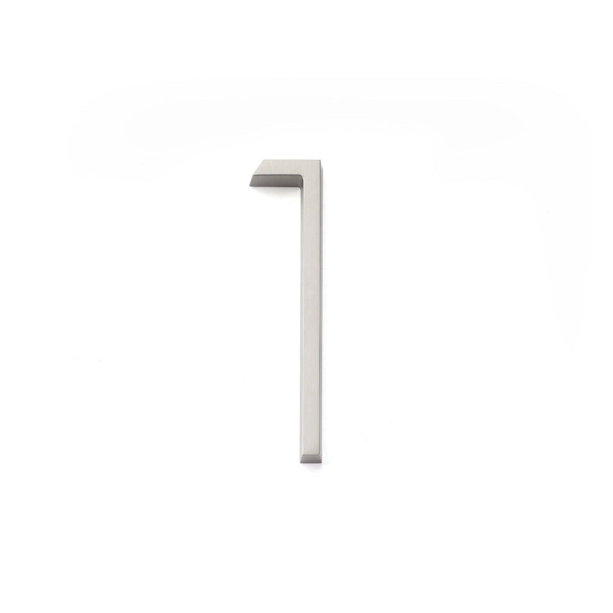 Emtek 7" Modern # 1 House Number in Satin Nickel