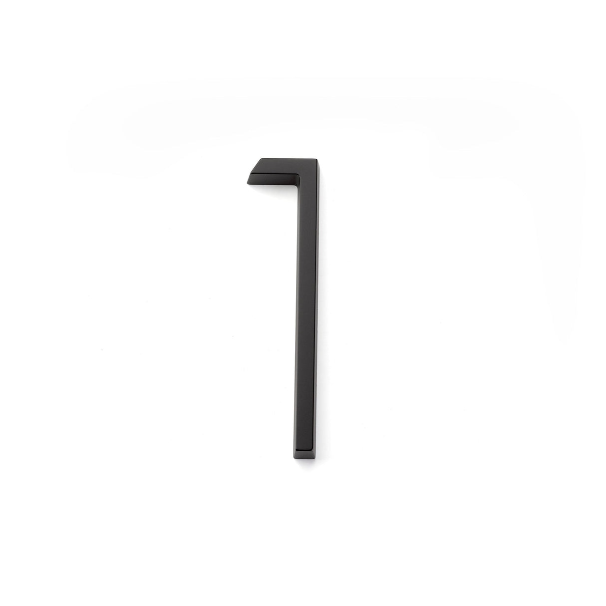 Emtek 7" Modern # 1 House Number in Flat Black