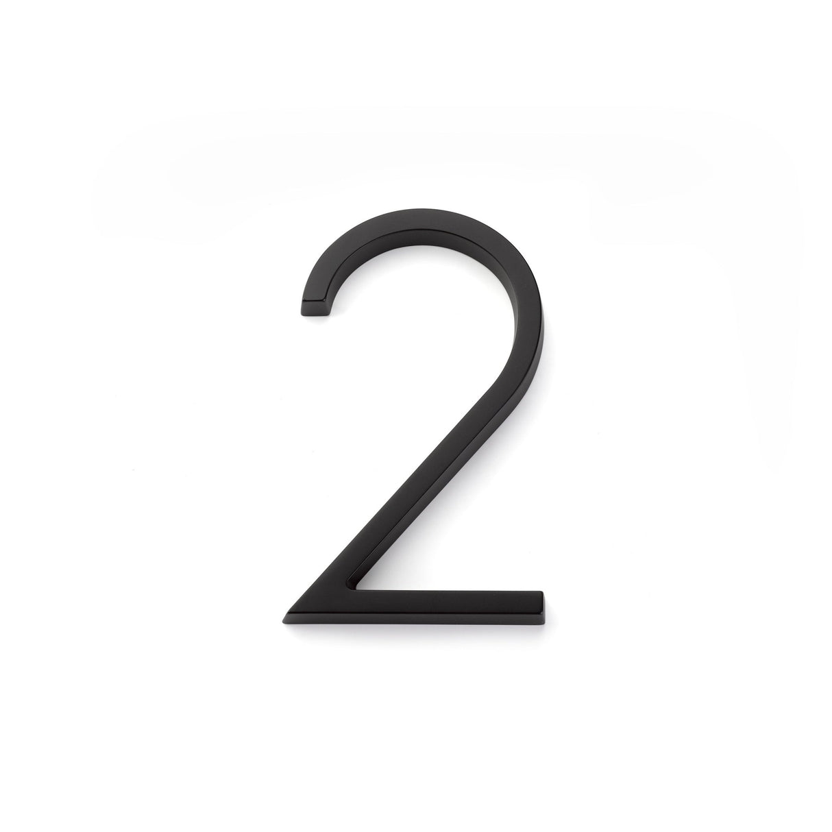 Emtek 7" Modern # 2 House Number in Flat Black