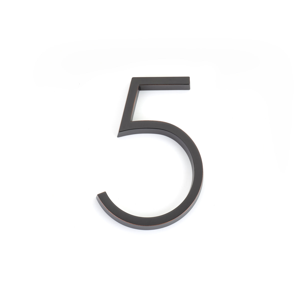 Emtek 7" Modern # 5 House Number in Oil Rubbed Bronze