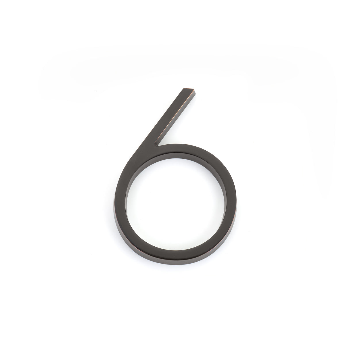 Emtek 7" Modern # 6 House Number in Oil Rubbed Bronze
