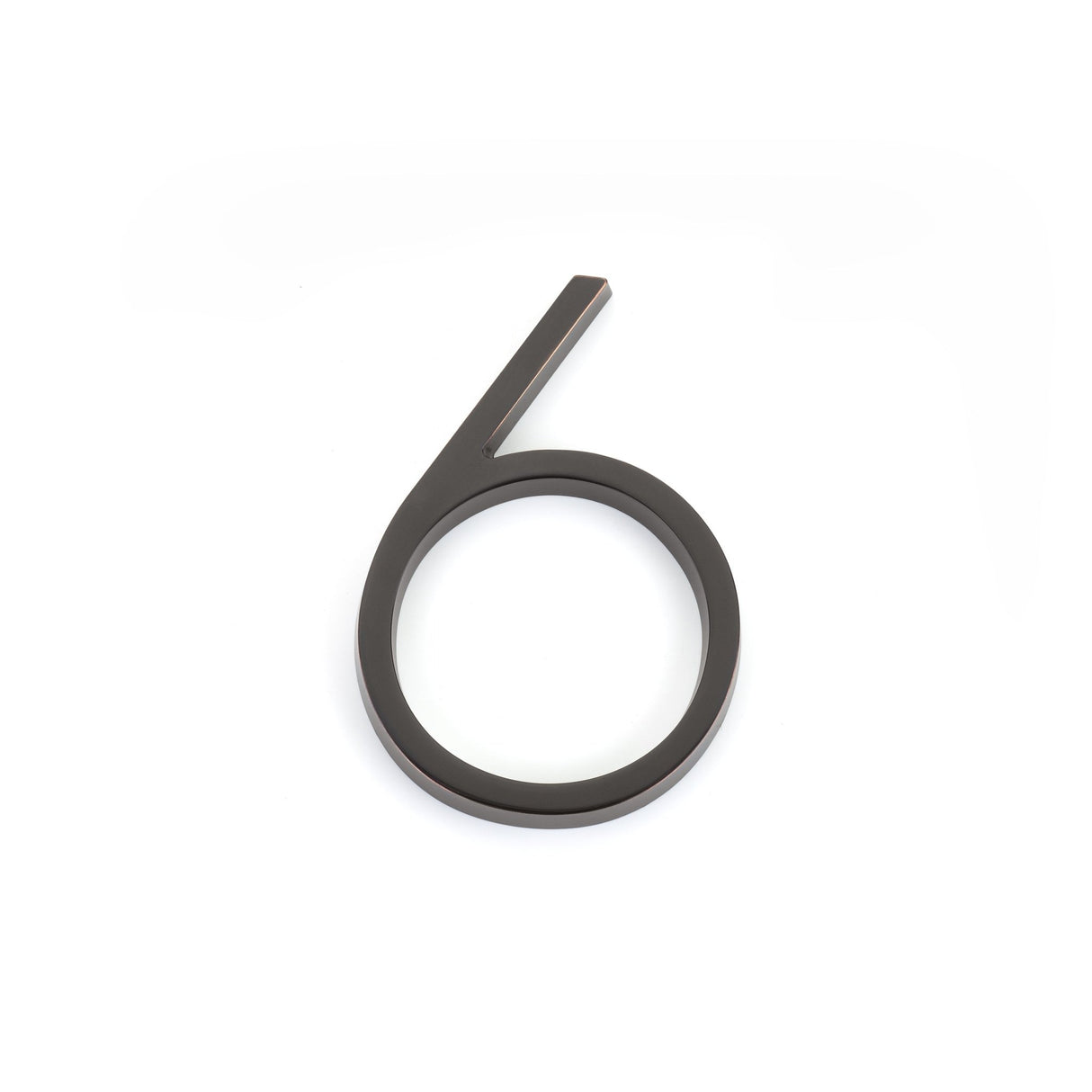 Emtek 7" Modern # 6 House Number in Oil Rubbed Bronze