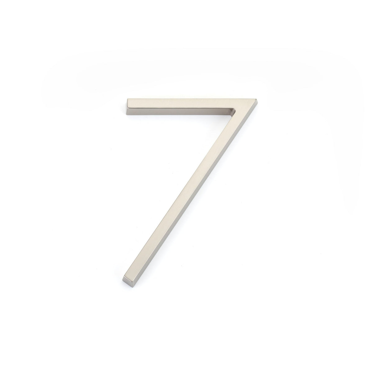 Emtek 7" Modern # 7 House Number in Satin Nickel