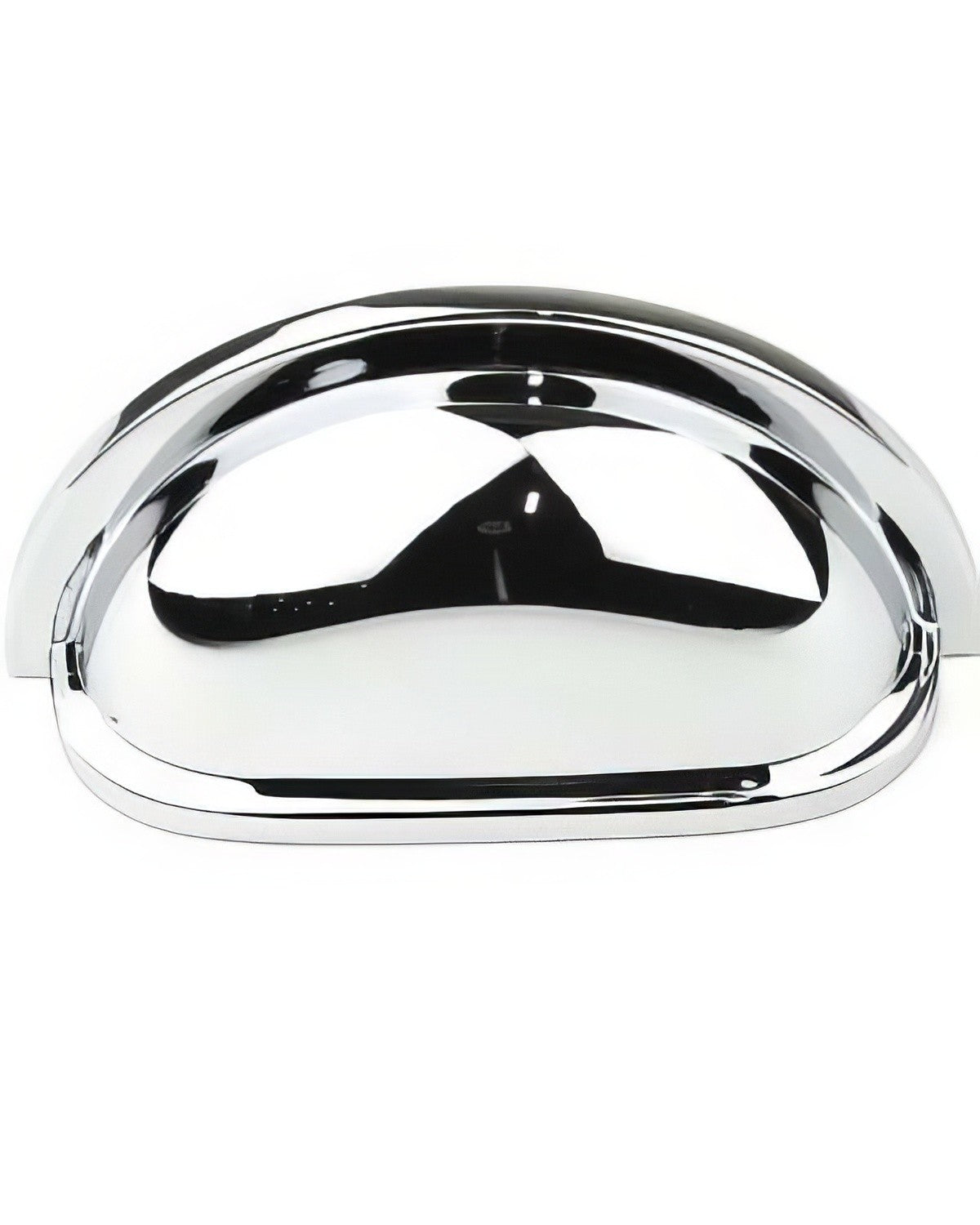 Century Hardware 28443-26 Milan cup pull in satin nickel, additional view