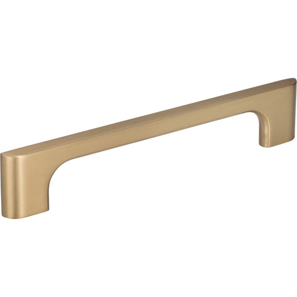 Jeffrey Alexander 286-128SBZ Leyton cabinet drawer pull in satin stainless, additional view