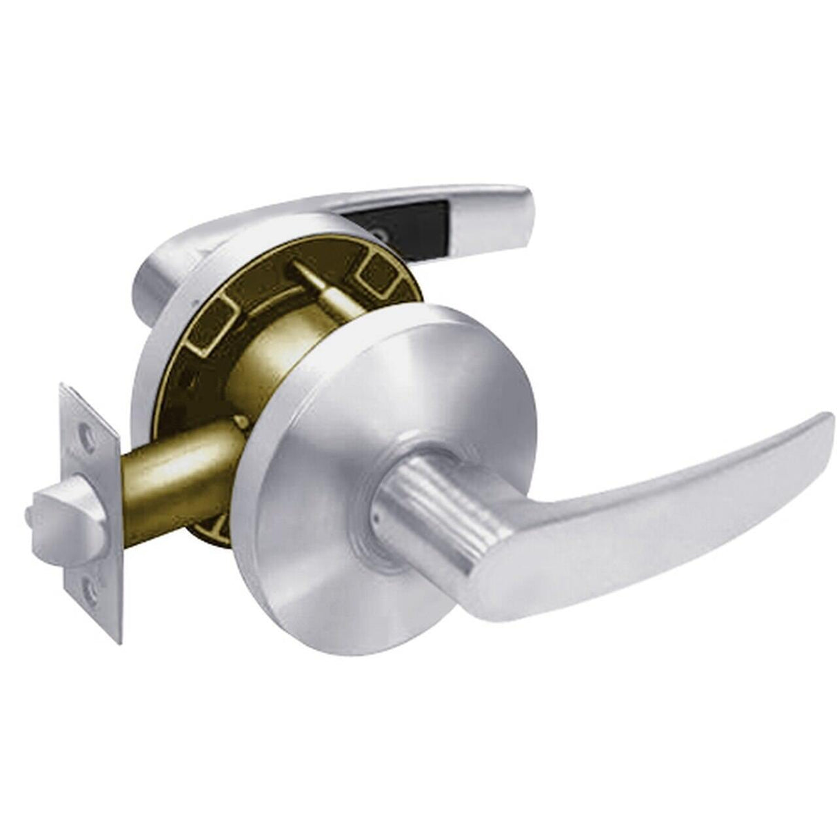 Sargent 2865U15KB26D satin chrome passage door lever