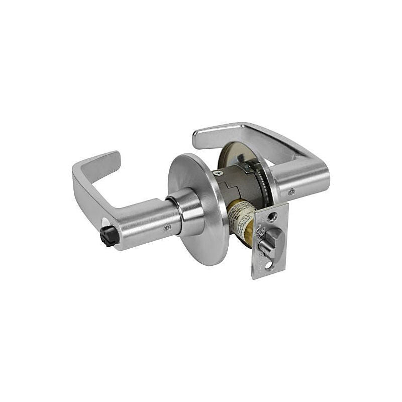 Sargent 287011G04LL26D satin chrome storeroom door lever
