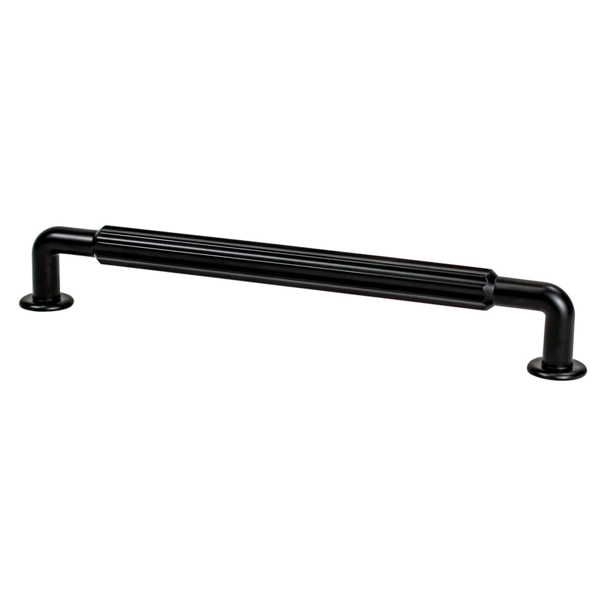 Berenson Cannelee 224mm Center to Center Cabinet Pull in Matte Black