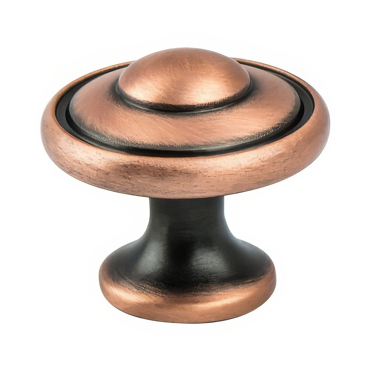 Berenson 2923-1BAC-P brushed antique copper cabinet knob