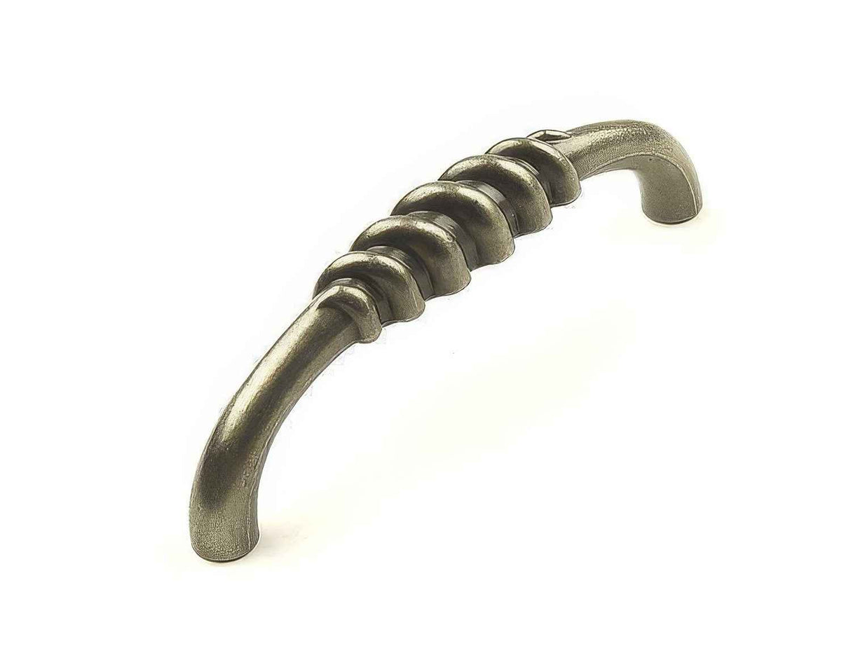 Century Hardware 29706-AP Omega cabinet pull handle in polished brass, additional view