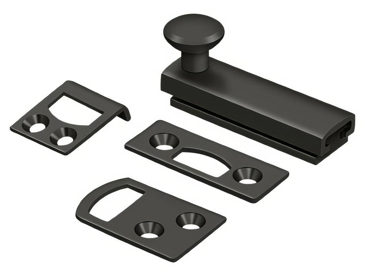 Deltana 2SBCS10B oil rubbed bronze surface bolt