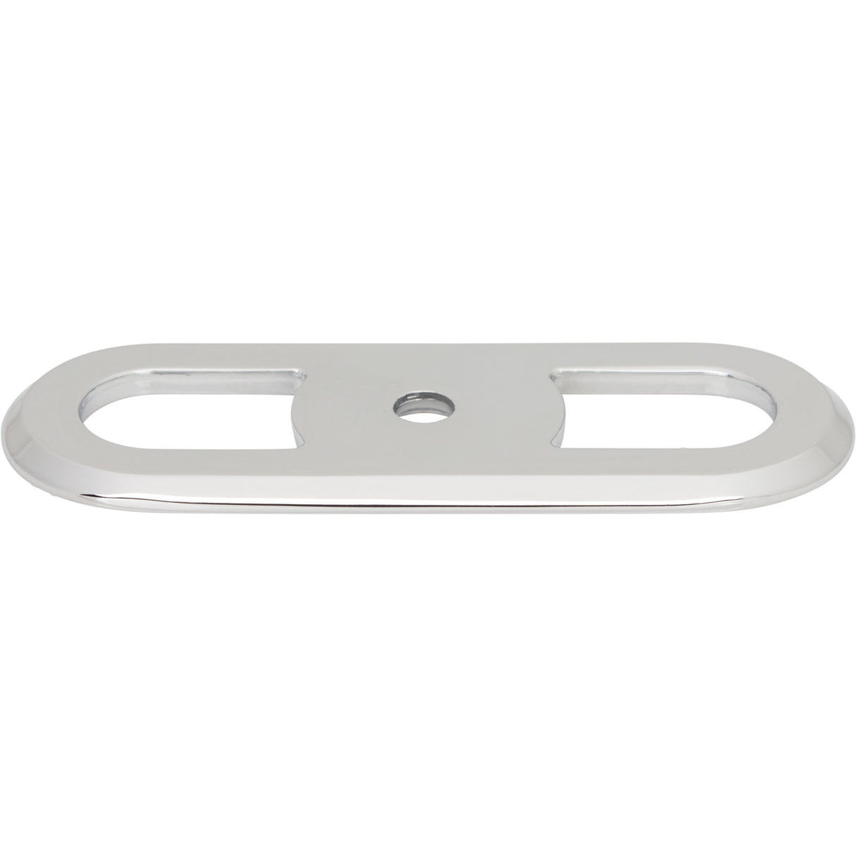 Top Knobs TK3351PC Brockwell 2 3/4" Center to Center Pull Backplate Polished Chrome