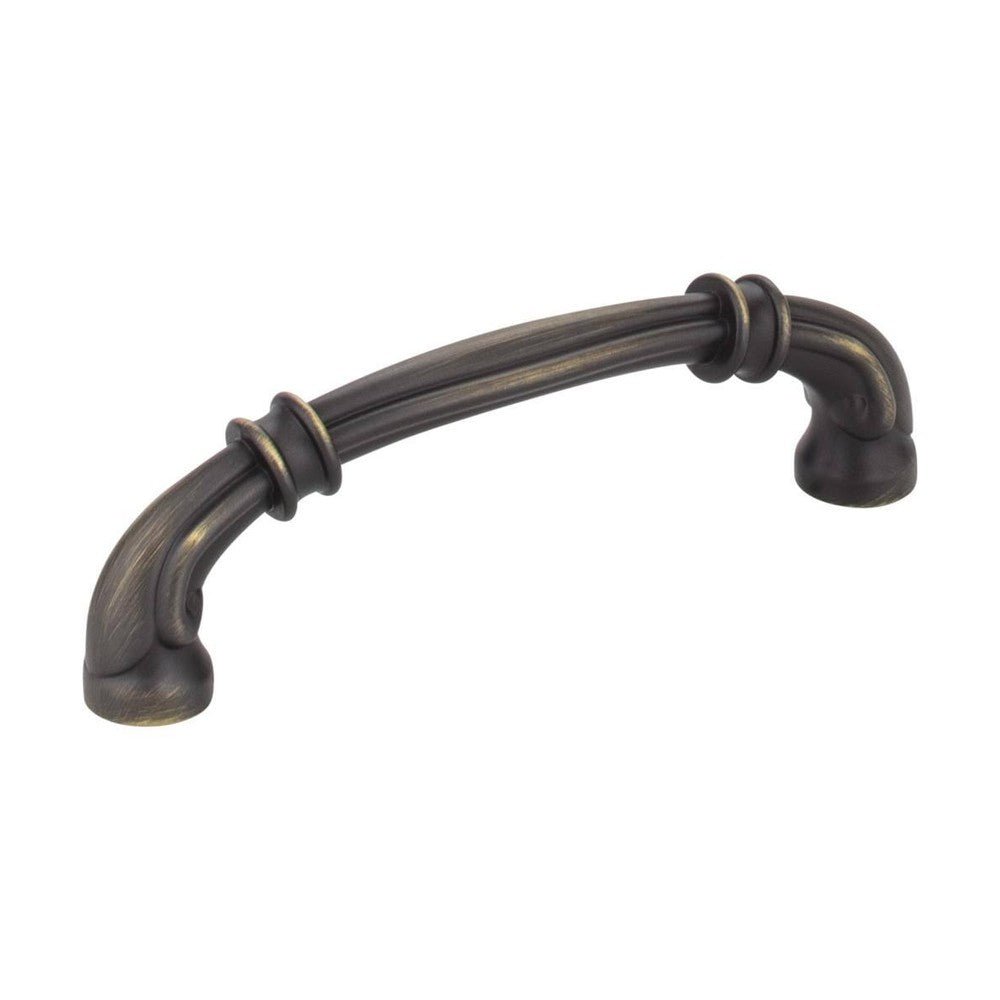 Jeffrey Alexander 317-96ABSB antique brushed satin brass cabinet drawer pull