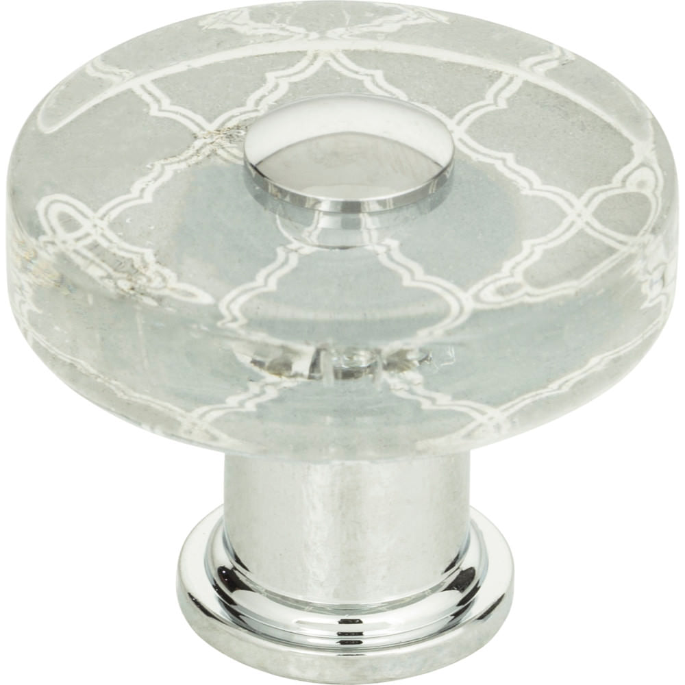 Atlas Homewares 3233-CH polished chrome cabinet knob