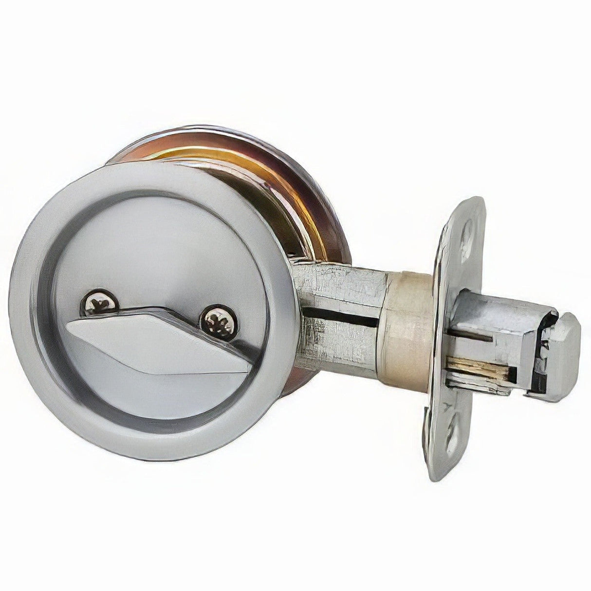 Kwikset 335-11P venetian bronze privacy pocket door lock