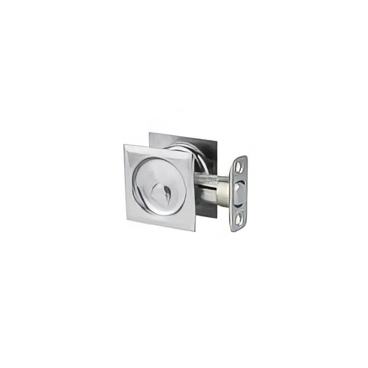 Kwikset 335SQT-26D satin chrome privacy pocket door lock