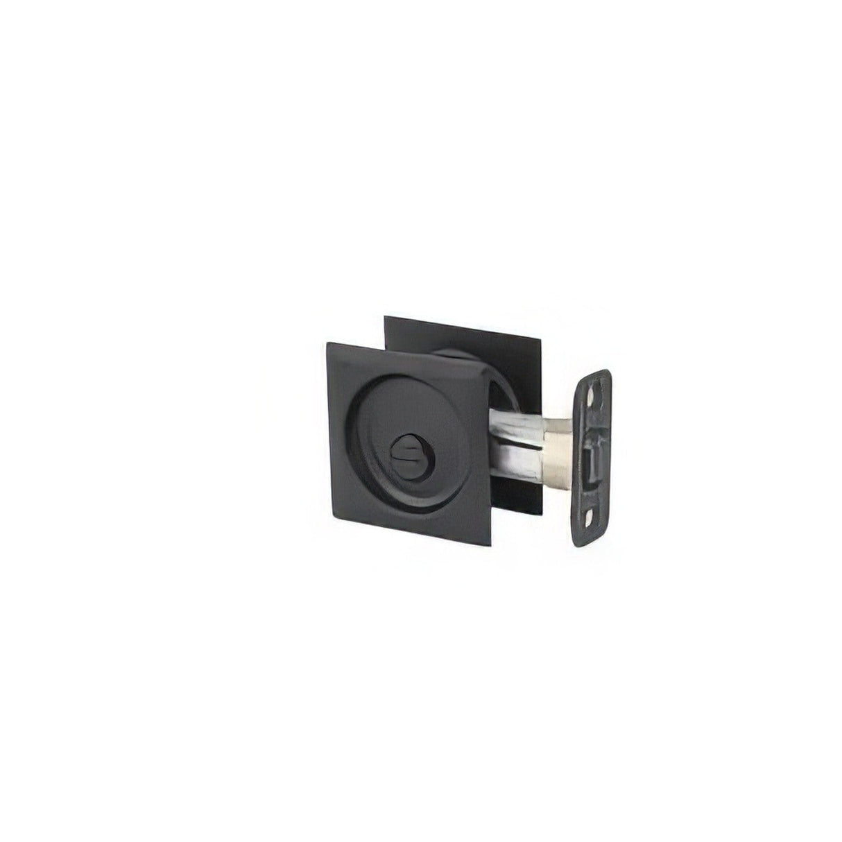 Kwikset 335SQT-514 iron black privacy pocket door lock