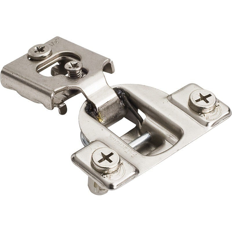 Hardware Resources Economical 1/2" Overlay Self-close Cam Adjustable Face Frame Compact Hinge with Easy Fix Dowels